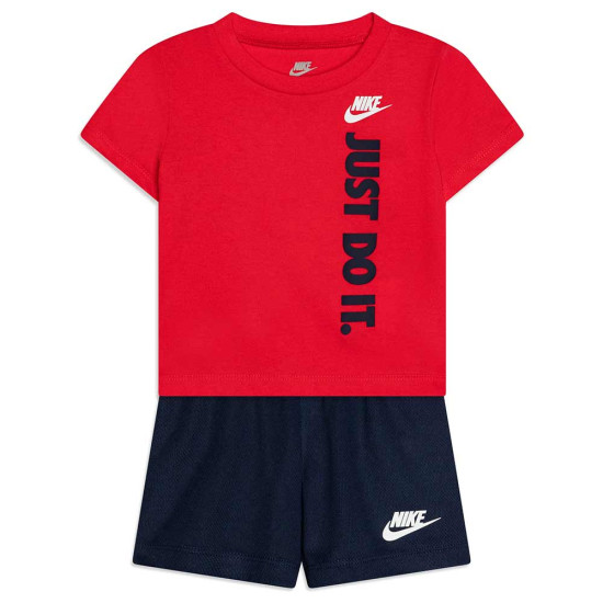 Nike Βρεφικό σετ Sportswear Graphic Tee and Shorts Set Nike Βρεφικό σετ Sportswear Graphic Tee and Shorts Set